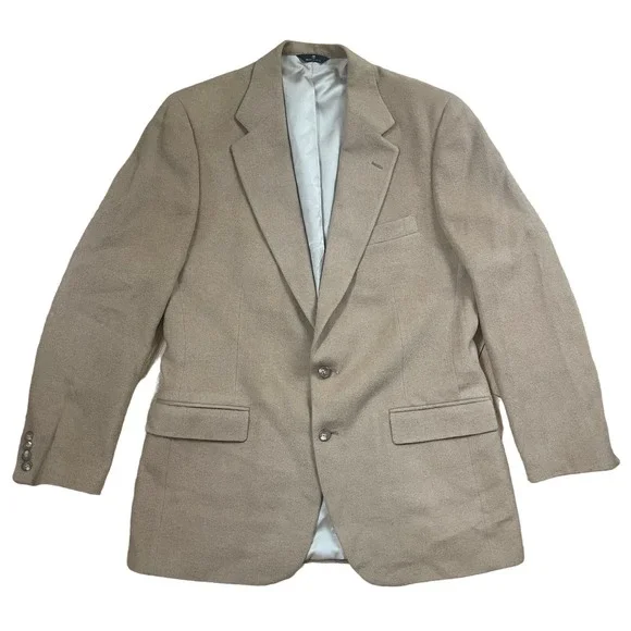 Polo University Club By Ralph Lauren Wool Blazer Coat Made in USA Two Button - Picture 1 of 8